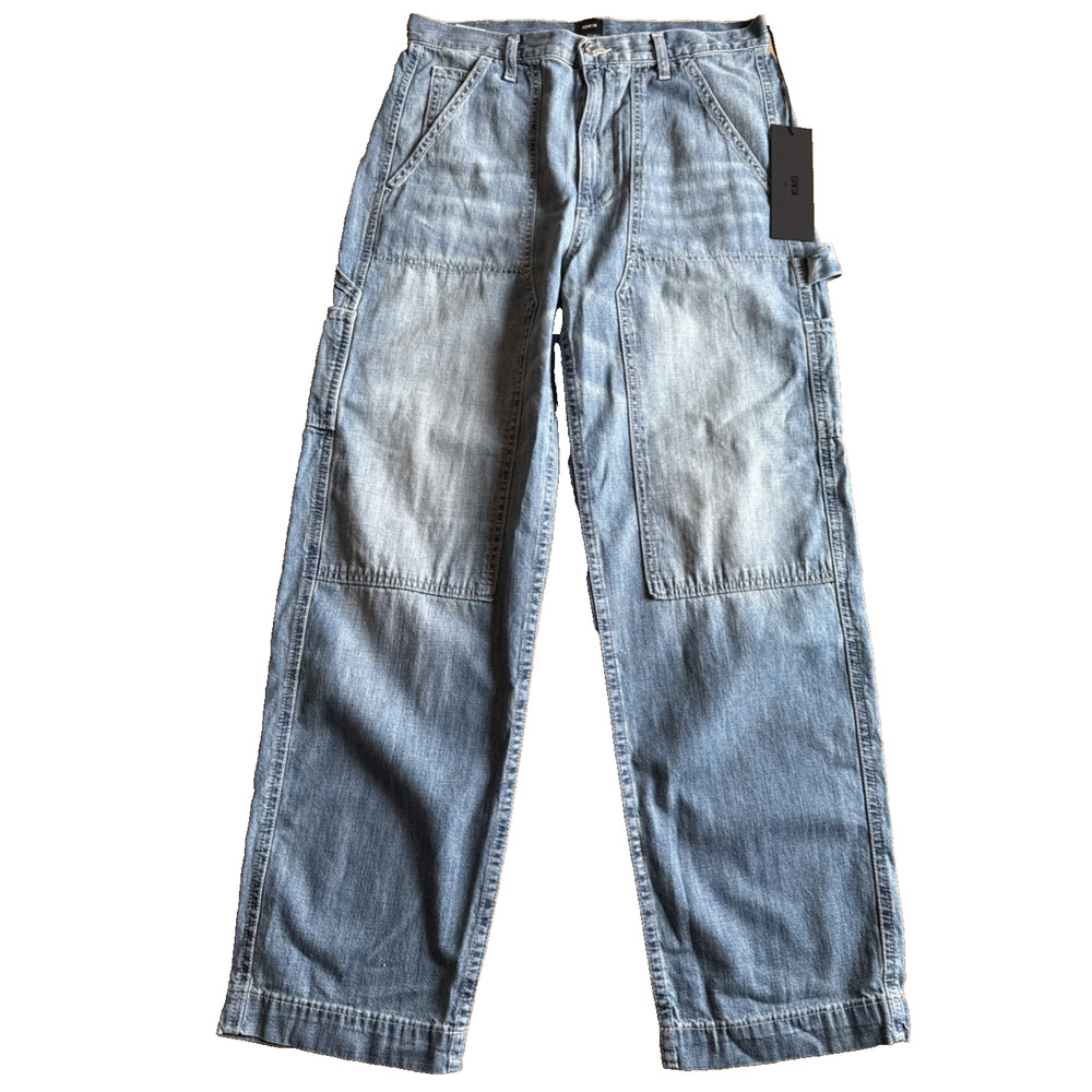 EDWIN Bailee Utility Pant Carpenters Jeans Baggy Denim Relaxed 28 - 30x28 $129 - Picture 2 of 11